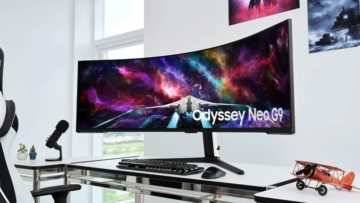 The giant 57-inch Samsung Odyssey Neo G9 gaming monitor is on sale for $600 off