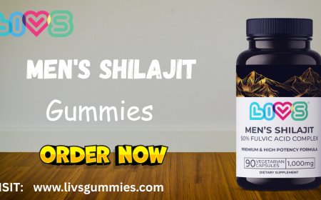 Shilajit Gummies Benefits for Men: Natural Wellness Backed by Science with LIVS Gummies